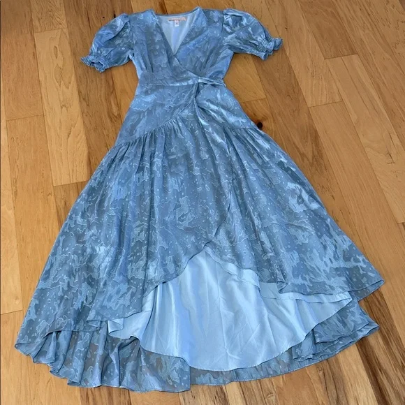 BHLDN Hutch Biscayne Ruffle Wrap Dress - Picture 2 of 13